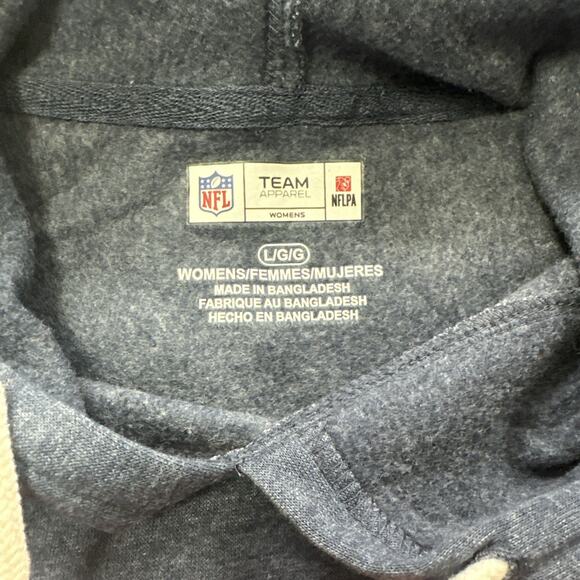 Denver Broncos Hoodie Sweatshirt Womens Size Large Fanatics NFL Team Apparel NWT - Picture 4 of 9